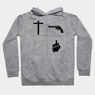 God, guns, my body, f you! Hoodie